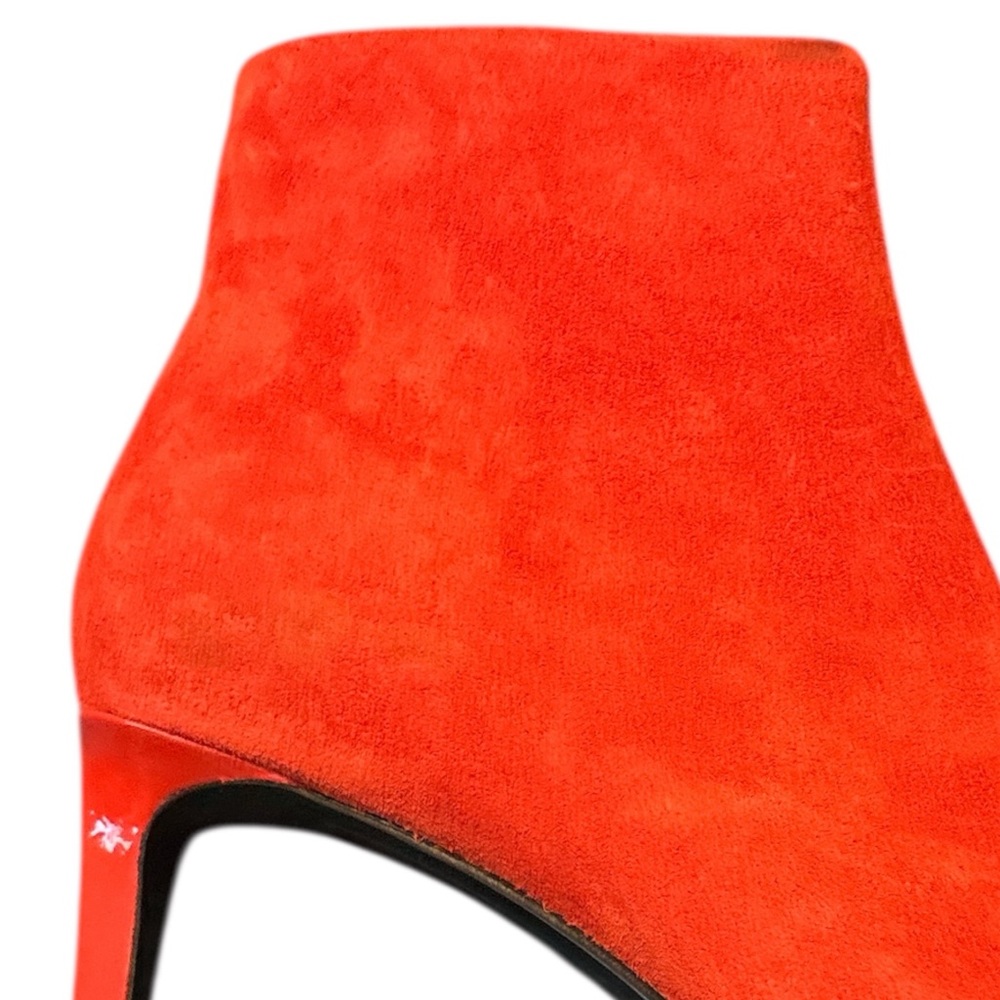 Rag & Bone Beha Mixed Booties In Orange Suede - Picture 4 of 4